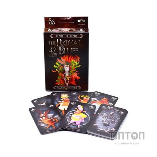 Настільна гра Danko Toys Вірю не вірю (The Royal Bluff) чорні, українська (RBL-01-01U)
