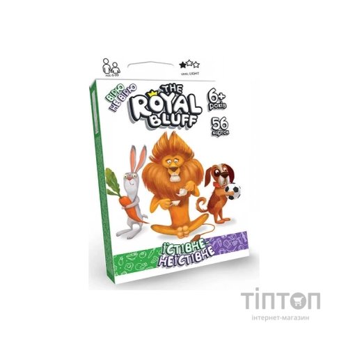 Настільна гра Danko Toys Вірю не вірю (The Royal Bluff) їстівне-неїстівне (укр.) (RBL-02-01U)
