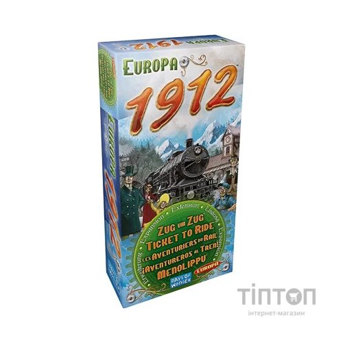 Настільна гра Days of Wonder Ticket to Ride - Europe 1912 Expansion - MULTI, англійська (824968299111)