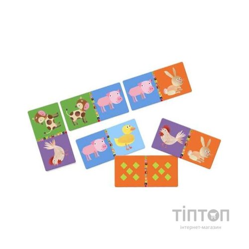 Настільна гра Djeco Дитяче доміно. Ферма (DJ08158)