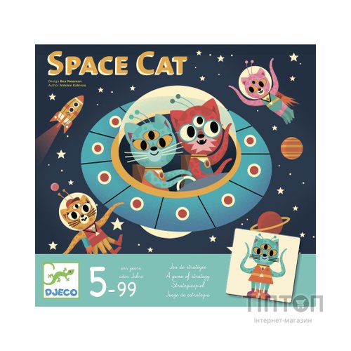 Настільна гра Djeco Космічний кіт (Space Cat) (DJ08597)
