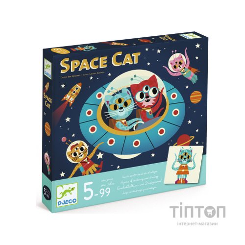 Настільна гра Djeco Космічний кіт (Space Cat) (DJ08597)