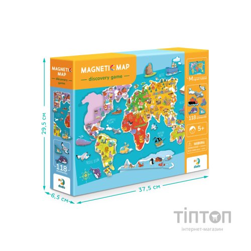 Настільна гра DoDo Магнітна Мапа (200201)