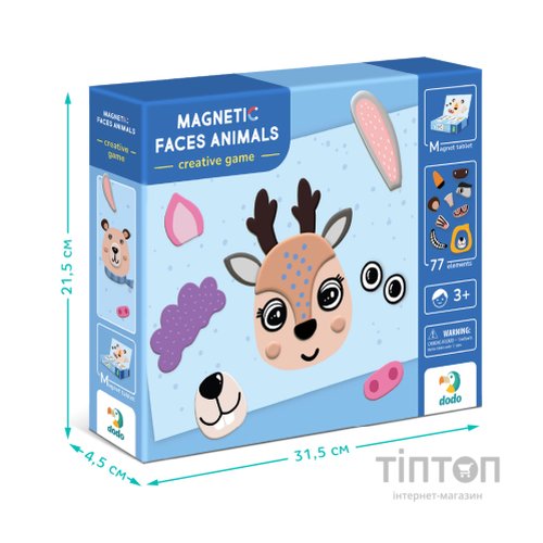 Настільна гра DoDo Магнітна Мордочки (200209)