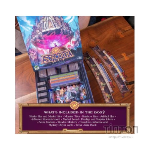 Настільна гра Druid City Games Sorcerer City (Місто Чарівників) , англійська (3770)