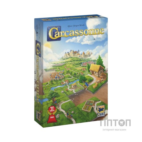 Настільна гра Feelindigo Каркассон 3.0 Річка та Абат (Carcassonne 3.0, Українською) (FI22045)