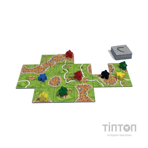 Настільна гра Feelindigo Каркассон 3.0 Річка та Абат (Carcassonne 3.0, Українською) (FI22045)