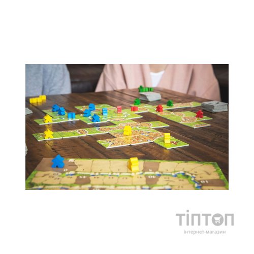 Настільна гра Feelindigo Каркассон 3.0 Річка та Абат (Carcassonne 3.0, Українською) (FI22045)