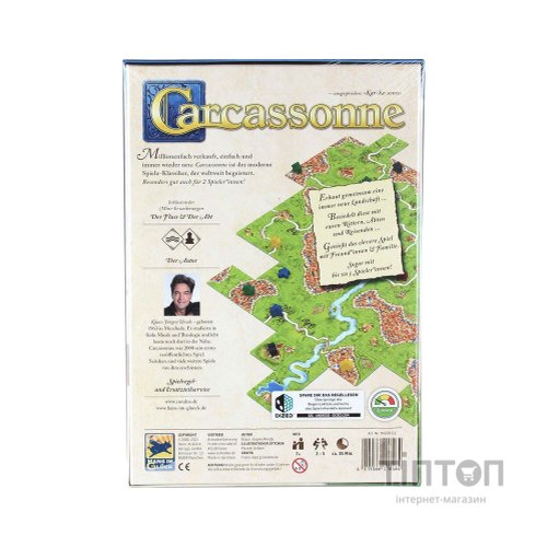 Настільна гра Feelindigo Каркассон 3.0 Річка та Абат (Carcassonne 3.0, Українською) (FI22045)