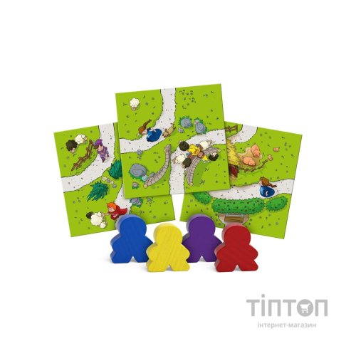 Настільна гра Feelindigo Каркассон для дітей (Carcassonne Junior) українська (FI22046)