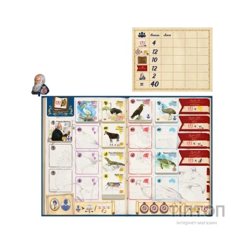 Настільна гра Feelindigo Слідами Дарвіна (In the Footsteps of Darwin) (укр.) (FI24062)