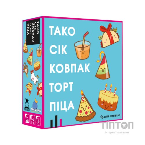 Настільна гра Feelindigo Тако Сік Ковпак Торт Піца (FI22050)