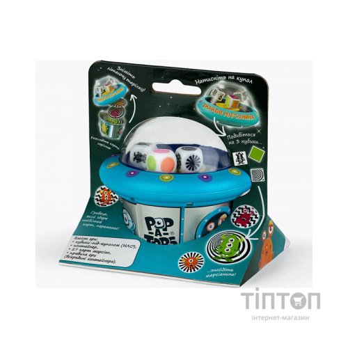Настільна гра Fun Games Shop Pop-A-Tops: Знайди марсіанина (Pop-A-Tops: Match a Martian) (укр.) (FGS62)