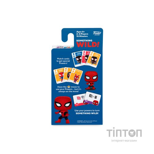 Настільна гра Funko Pop з картками Something Wild! – Людина-павук (63763)