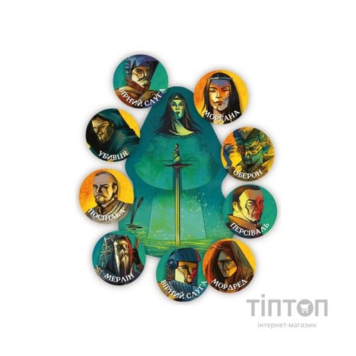 Настільна гра Geekach Games Авалон. Нова версія (Avalon) (GKCH110ARN)