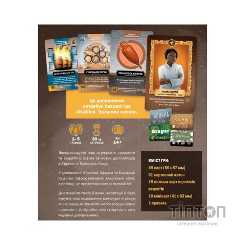 Настільна гра Geekach Games Distilled. Африка та Близький Схід (Distilled: Africa & Middle East) (GKCH066AM)