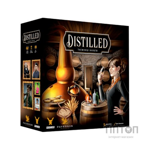 Настільна гра Geekach Games Distilled. Таємниці напоїв (Distilled. Kickstarter edition) (GKCH065DS)