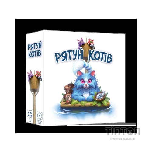 Настільна гра Geekach Games Рятуй котів (Race to the Raft) (укр.) (GKCH208rt)