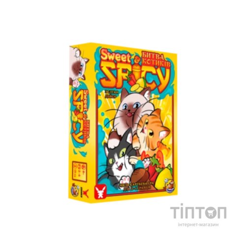 Настільна гра Geekach Games Sweet & Spicy. Битва котиків, українська (GKCH073SP)