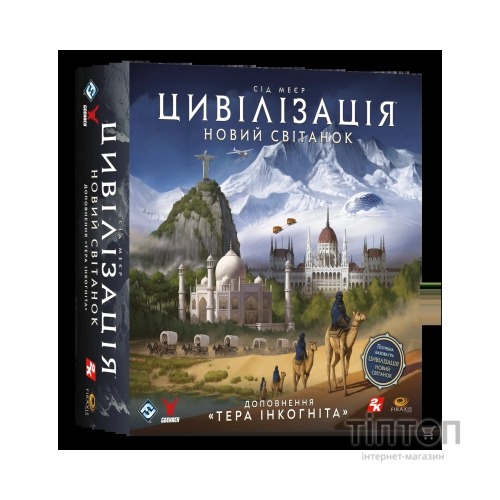 Настільна гра Geekach Games Цивілізація. Новий світанок - Тера інкогніта (Civilization: A New Dawn - Terra Incognita) (укр.) (GKCH195ti)