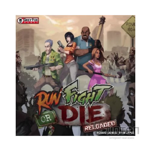 Настільна гра Grey Fox Games Run Fight or Die Reloaded Kickstarter Edition , англійська (616909967247)