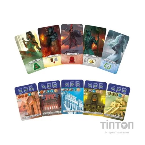 Настільна гра Ігромаг 7 Чудес: Дуель. Пантеон (7 Wonders Duel: Pantheon) українська (ВР_7ДП)