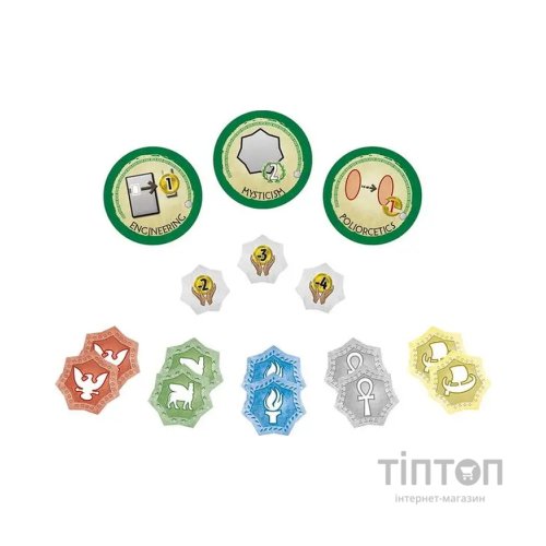 Настільна гра Ігромаг 7 Чудес: Дуель. Пантеон (7 Wonders Duel: Pantheon) українська (ВР_7ДП)