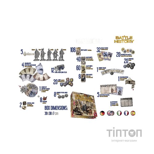 Настільна гра Pegasus Spiele Битва крізь історію: Пригода з Sabaton (A Battle Through History: An Adventure With Sabaton) (ан (PS200)