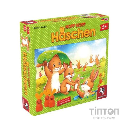 Настільна гра Pegasus Spiele Стрибок-скок, Кролик (Hopp Hopp Haschen) німецька, англійська (PS031)
