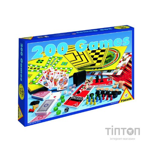 Настільна гра Piatnik Набір 200 ігор (PT-780233)