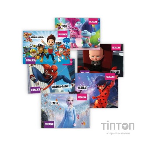 Настільна гра PLAYROOM Покажи або розкажи. Мультфільми, українська (ВР_ПРМУ)