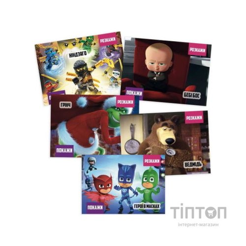 Настільна гра PLAYROOM Покажи або розкажи. Мультфільми, українська (ВР_ПРМУ)