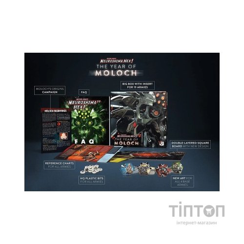 Настільна гра Portal Games Neuroshima Hex 3.0 The Year of Moloch (Нейрошима Хекс 3.0 Рік Молоха), Англійська (5902560383621)