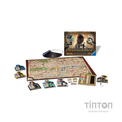 Настільна гра Ravensburger Скотланд Ярд: Шерлок Холмс , англійська (PS046)