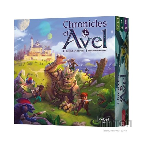 Настільна гра Rebel Chronicles of Avel: Board Game (Хроніки Авеля), Англійська (5902650616356)