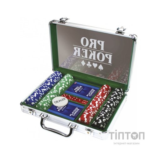 Настільна гра Tactic набір для гри в покер в алюмінієвому кейсі (3090)