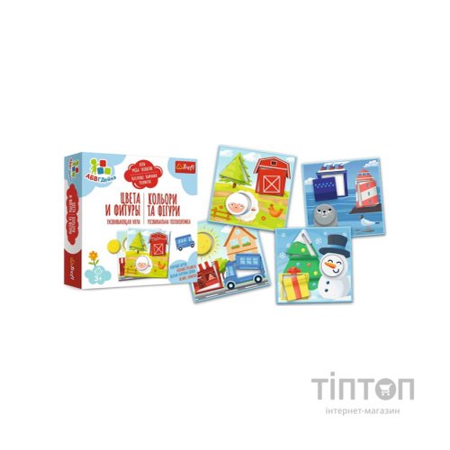 Настільна гра Trefl АБВГДейка. Кольори та фігури (02159)