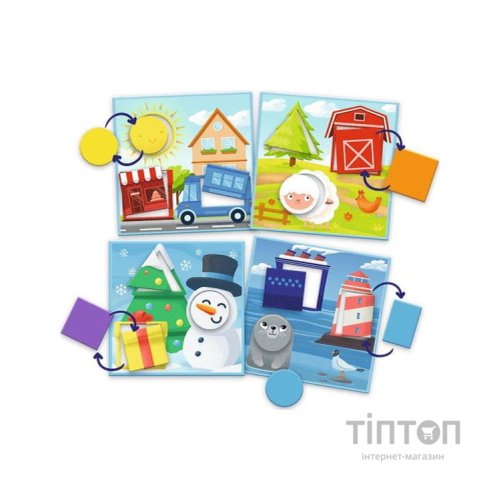 Настільна гра Trefl АБВГДейка. Кольори та фігури (02159)