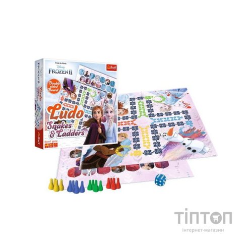Настільна гра Trefl Лудо 2 в 1. Холодне серце 2 (Ludo 2 in 1: Frozen 2) (02068)