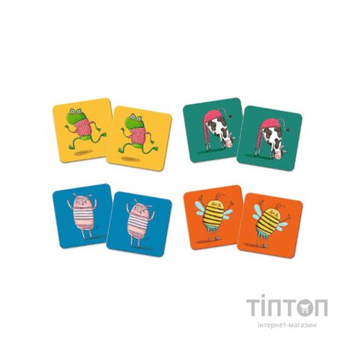 Настільна гра Trefl Мемо Класичні. Рухайся та грай (Memos Classic&plus. Move and play) (02271)