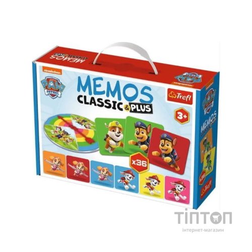 Настільна гра Trefl Мемо Класичні. Цуценячий патруль (Memos Classic&plus. Paw Patrol) (02269)