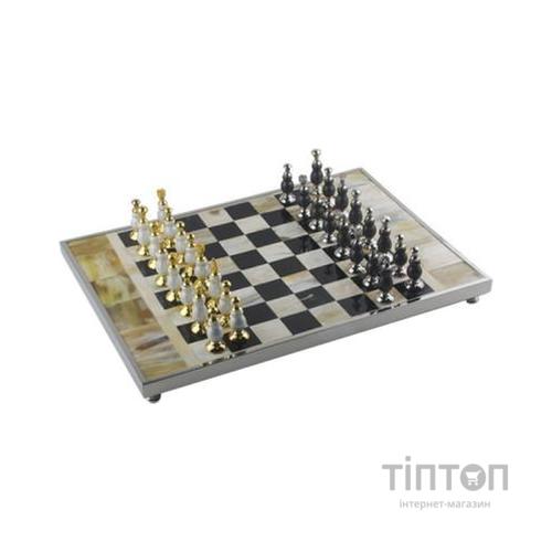 Настільна гра Voltronic Шахи, чорно-біла дошка мармур (9501)