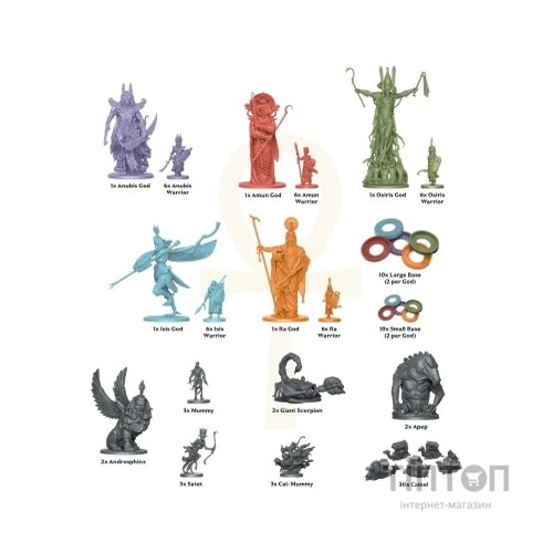 Настільна гра WoodCat Анкх. Боги Египта (Ankh: Gods of Egypt, Українська) (W0007)