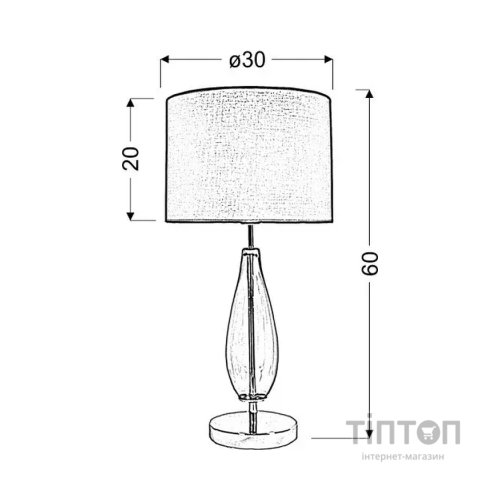 Настільна лампа Candellux 41-01252 MARRONE (41-01252)