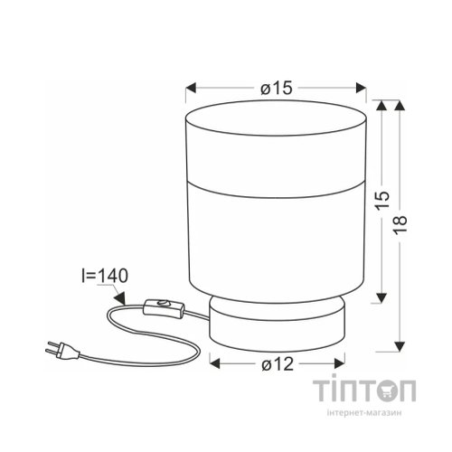 Настільна лампа Candellux 41-17628 Porto (41-17628)