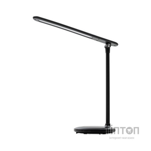 Настільна лампа ColorWay 4W with built-in battery 1800 mAh USB in/out 5V*1A, black (CW-DL02B-B)