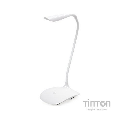Настільна лампа ColorWay LED Portable & Flexible with built-in accumulator 500mAh (CW-DL06FPB-W)