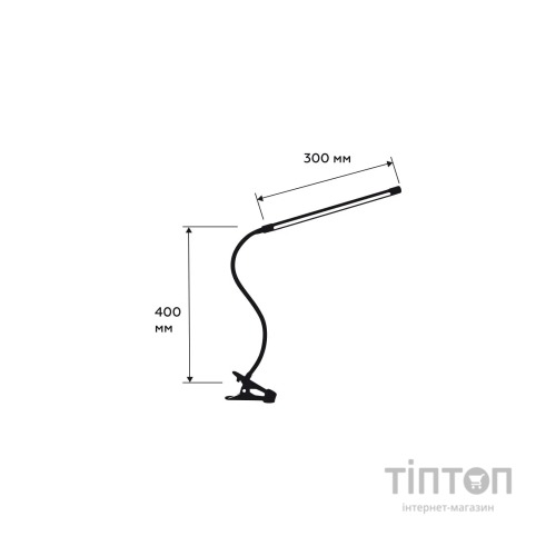 Настільна лампа Eurolamp LED-TLP-5W(black)