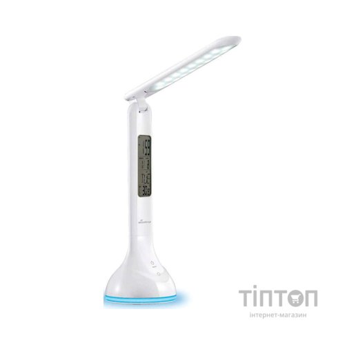 Настільна лампа Mediarange Compact LED desk lamp with LCD display, glossy-white (MROS502)