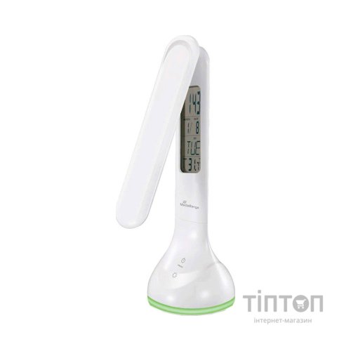 Настільна лампа Mediarange Compact LED desk lamp with LCD display, glossy-white (MROS502)